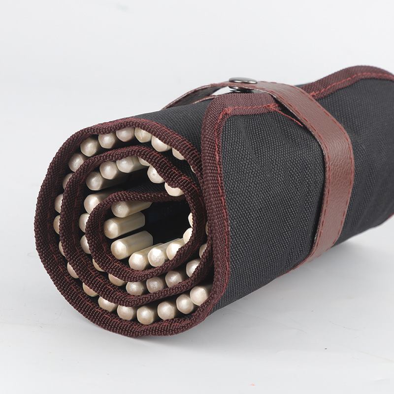 奥盛笔帘批发36/7248卷广告笔袋素描文具帘帘跨境工笔笔帘手色笔