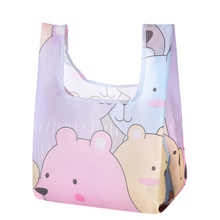 新款可折叠日式便当袋便携日系学生饭盒袋加厚午餐包带饭包妈咪包