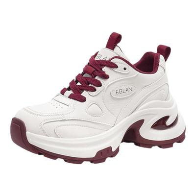 EBLAN/伊伴厚底增高老爹鞋2025秋季新款舒适运动鞋时尚百搭休闲鞋