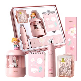 【上学礼盒】电动文具套装生日礼物礼盒女孩一年级小学生专用学习用品幼儿园文具大礼包儿童学习套装高颜值