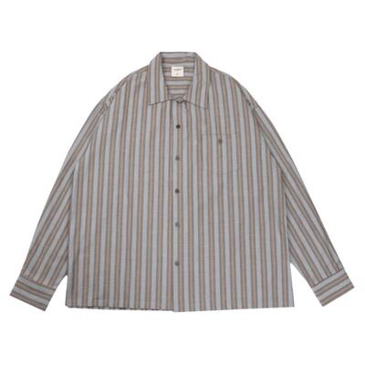 老钱风麦田绅士长袖衬衫