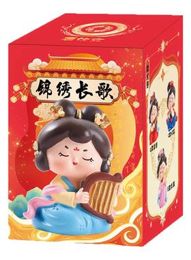 唐仕女锦绣长歌桌面装饰复古摆件