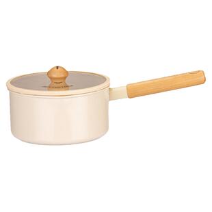 摩登主妇熊猫奶锅婴儿宝宝辅食锅煎煮一体泡面汤锅不粘锅陶瓷小锅