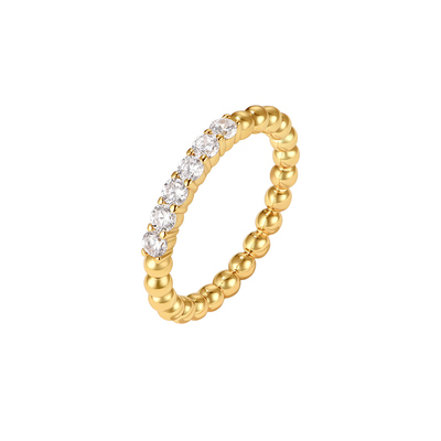 onchic女秦岚同款辘珠镶石戒指