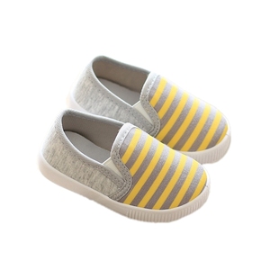 春秋款男女儿童宝宝学步低帮帆布鞋软底防滑轻便布鞋方口单鞋小孩