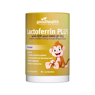 goodhealthPLUS金猴子HMO乳铁蛋白好健康乳铁蛋白营养粉30袋