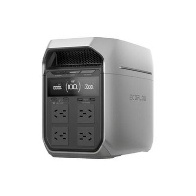 正浩EcoFlow 德DELTA3Plus 1度电1800瓦闪电快充大功率磷酸铁锂 户外移动电源便携 露营车载停电应急