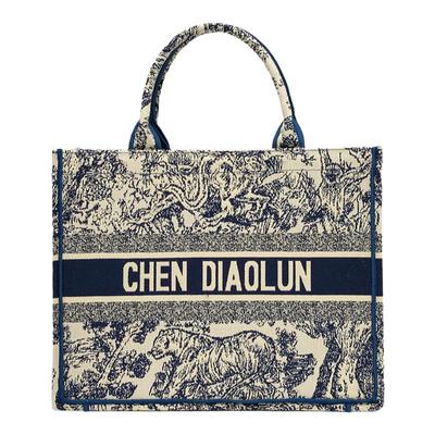 刺绣托特包迪奥伦奴高级感大容量