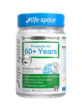 lifespace60+中老年益生菌40粒