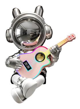 太空人坐姿大摆件吉他蓝牙音响