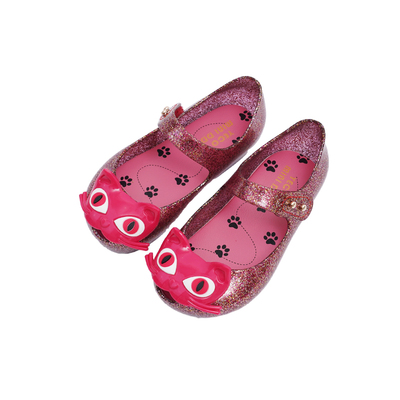 MINIDD儿童立体猫咪凉鞋