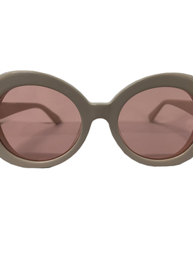 简约个性椭圆形状板材墨镜