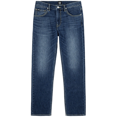 【张凌赫代言】Lee26秋冬新品726直筒牛仔裤中深蓝色男士显瘦潮流