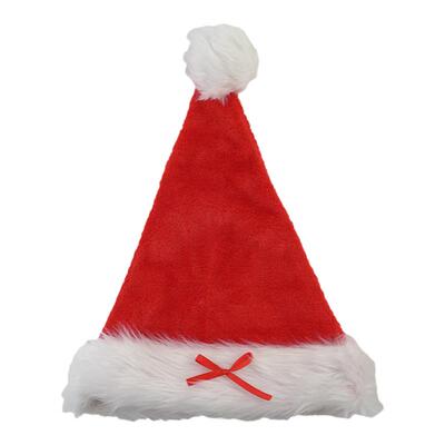 新年红色蝴蝶结帽子头饰