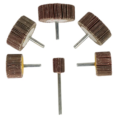 锥形带柄百叶轮砂布磨头抛光轮