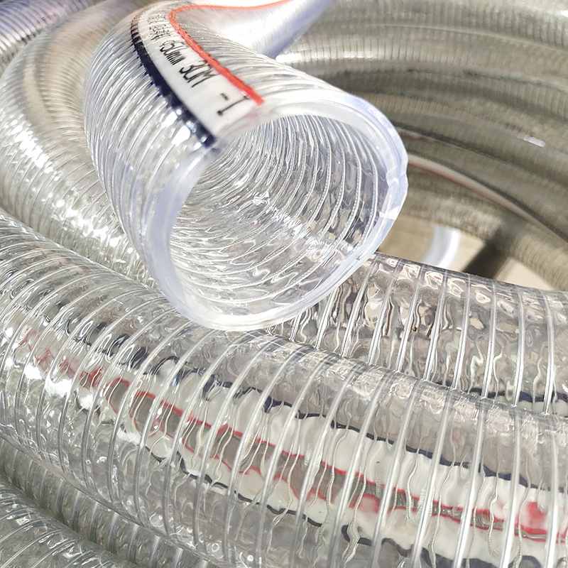 透明PVC钢丝增强软管耐压耐水泵抗老化抽水负压钢丝管油管耐高温