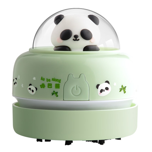 桌面清洁小车吸尘器电动吸橡皮屑收集器自动吸橡皮屑学习桌面吸尘器强力吸灰儿童学生用可爱迷你电动大吸力