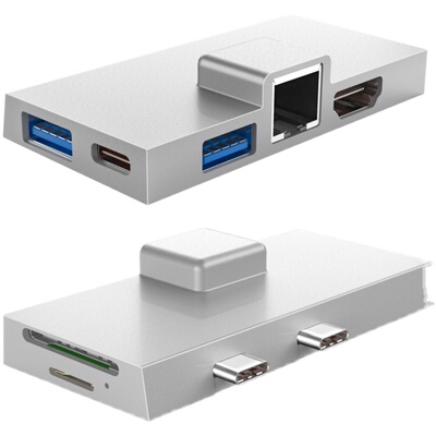 surface扩展坞小巧贴边千兆网口