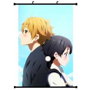 玉子市场周边海报日漫可爱女孩常盘绿牧野史织背景壁画定制现货