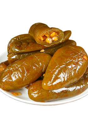 油焖港椒即食咸菜油泡辣椒腌辣椒开胃泡菜佐餐下饭菜酱菜酱油腌制