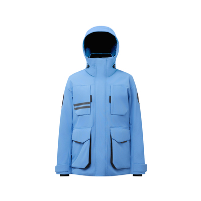 波司登极寒男士蓝色羽绒服短款