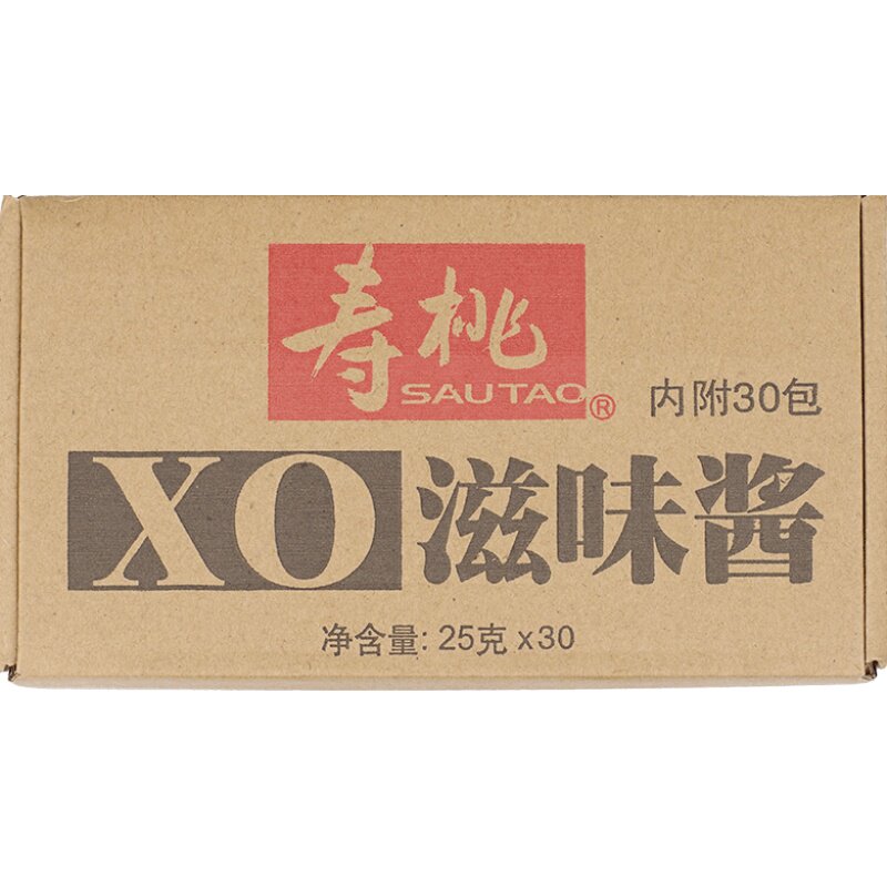 寿桃牌XO海鲜酱香辣下饭酱袋装车仔面专用滋味酱速食乌冬面拌面酱