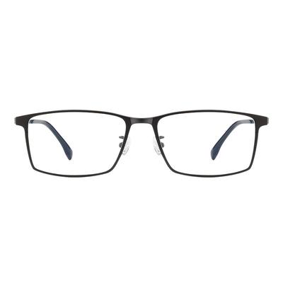 明月商务方框钛合金眼镜