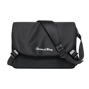 翻盖斜挎邮差包男款大容量防水学院风日系包女款2025新款单肩背包