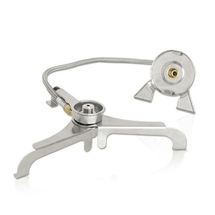 三脚支架加长软管三角架折叠户外气炉头扁气转接卡式长气罐转换器