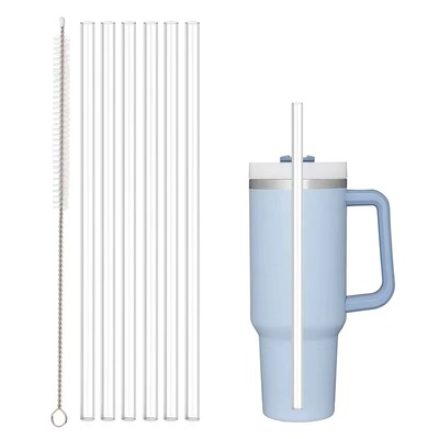 适Stanley Adventure冰霸杯吸管Tritan材质304不锈钢吸管玻璃吸管