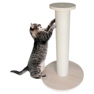 猫抓板耐磨不掉屑猫抓柱剑麻爪板实木猫爪板立式猫爬架一体猫玩具