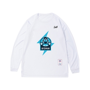 SLAMBLE ZONE联名新款纯色T恤训练运动球衣男宽松上衣长袖投篮服