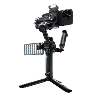 浩瀚M7 万物AI追踪触控手机云台稳定器三轴防抖手持自拍杆拍视频360度自动旋转人脸物体跟拍直播支架新款