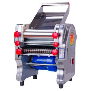 宏超不锈钢电动压面机家用面条机小型多功能全自动商用一体机擀面