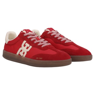 虞书欣宋佳同款SAM EDELMAN山姆爱德曼小白鞋红色德训休闲鞋TENNY