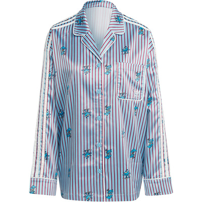 阿迪达斯三叶草女运动长袖衬衫