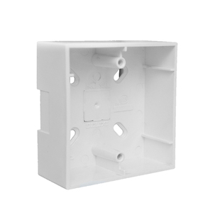 德力西明装开关插座面板底盒明盒线盒通用86型墙壁电源线槽接线盒