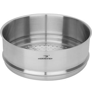 [家居大厨]不锈钢家用蒸笼蒸鱼蒸屉蒸馒头架蒸格26/28蒸层加厚