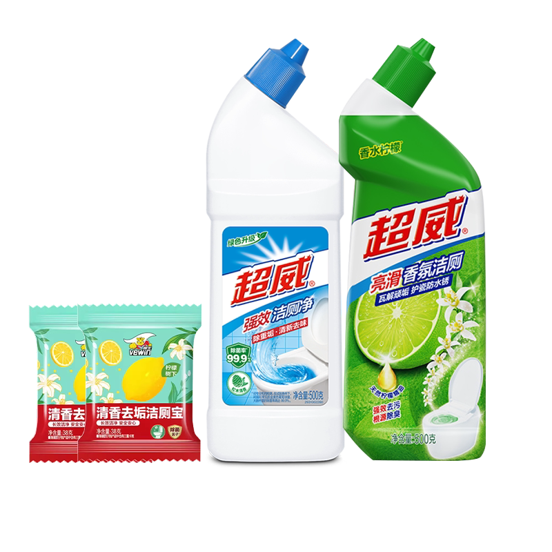 超威洁厕灵马桶清洁剂强力除臭马桶清洁剂实惠装洁厕液除垢家用