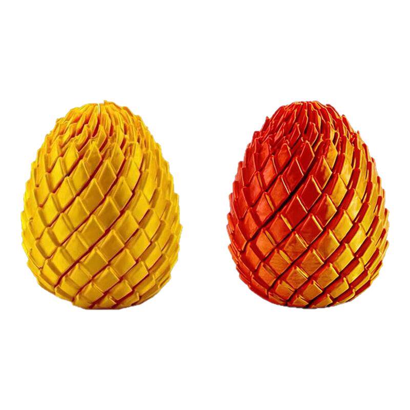 3D打印玩具解压龙蛋旋转变形球史莱姆球创意儿童成人手指解压神器