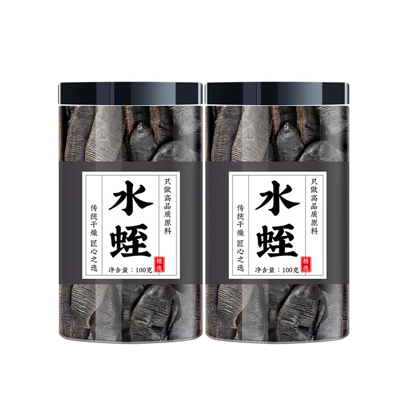 清水吊干水蛭中药材正品100g