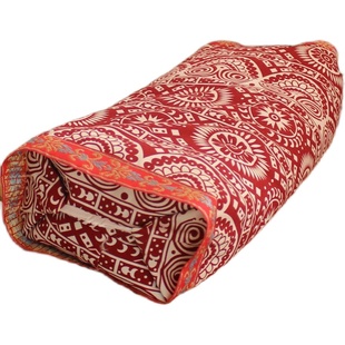 老粗布宫廷枕全荞麦壳枕头单人枕芯护颈椎枕乔麦皮硬大人助睡眠枕