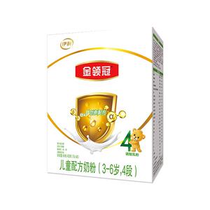 伊利母婴旗舰店官网 伊利金领冠育护4段儿童成长牛奶粉400g盒装