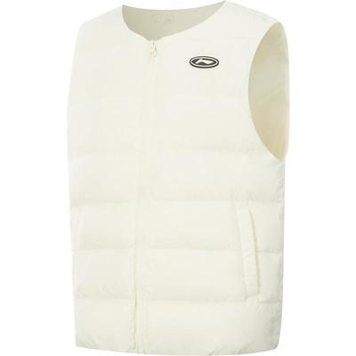 李宁童防泼水男女同款羽绒马甲