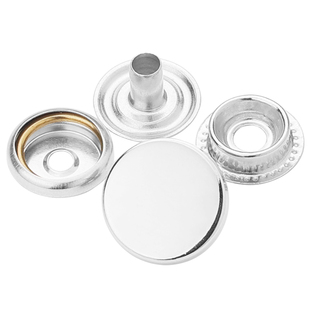 金属手压钳按扣四合扣羽绒服外套风衣扣子免缝钉扣隐形子母扣纽扣