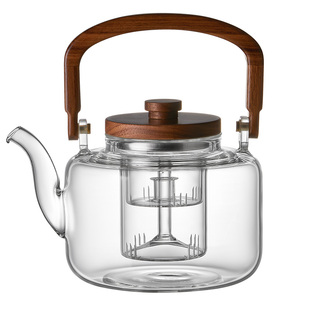 蒸煮茶壶玻璃加厚耐高温烧水壶大容量家泡茶壶2025新款电陶炉茶具