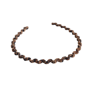 发箍奶牛豹纹波浪复古简约防滑