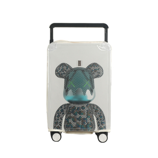 适于狼域中置宽拉杆行李箱保护套免拆拉杆箱旅行箱防尘罩22/26寸