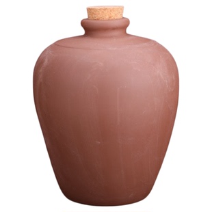 10斤复古陶瓷酒瓶酒坛子家用密封存酒罐空瓶专用土陶白酒壶礼盒M