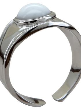 由繁至简开口戒指古熙西纯银新款